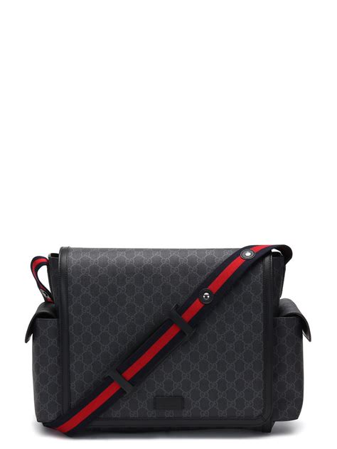 gucci diaper bag black.